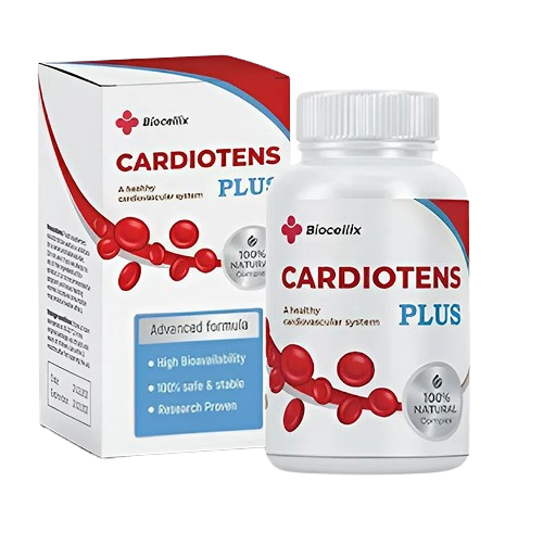 Envase del producto Cardiotens Plus